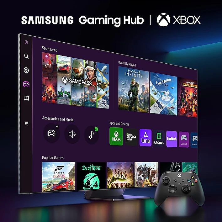 Samsung Gaming Hub جایی برای بازی‌های  زنده