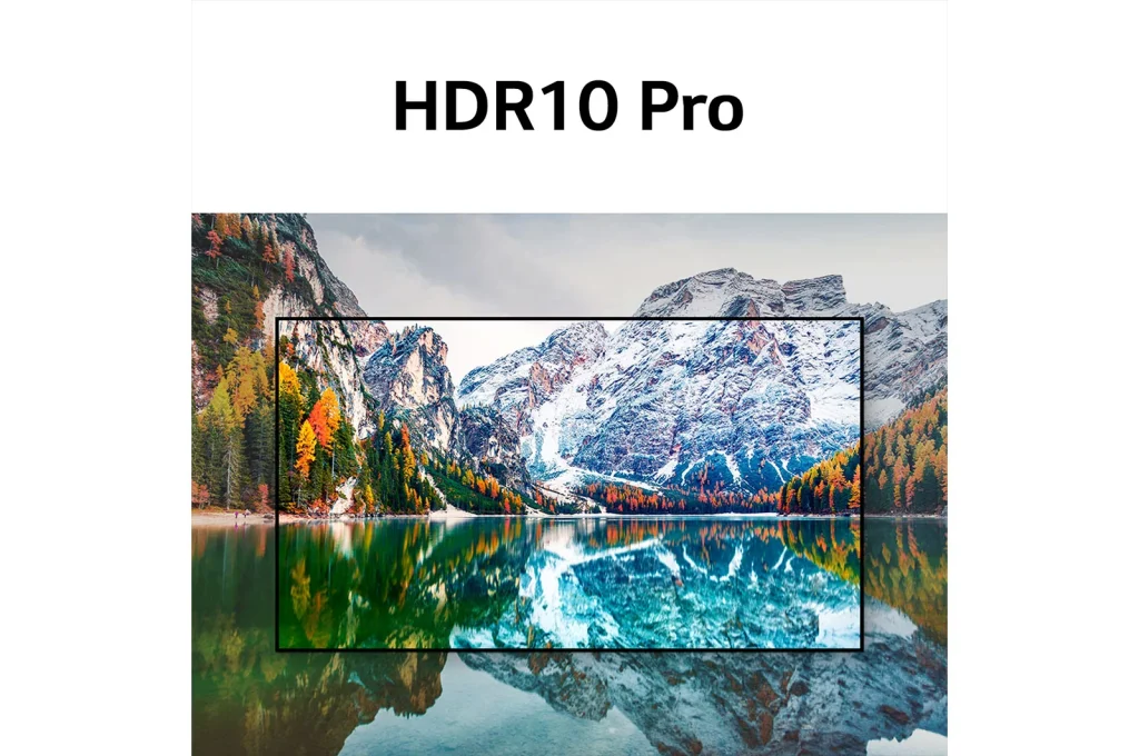 HDR فعال تلویزیون ال جی UR80006