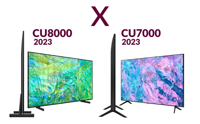 نتیجه گیری مقایسه دو مدل تلویزیون CU8000 و CU7000
