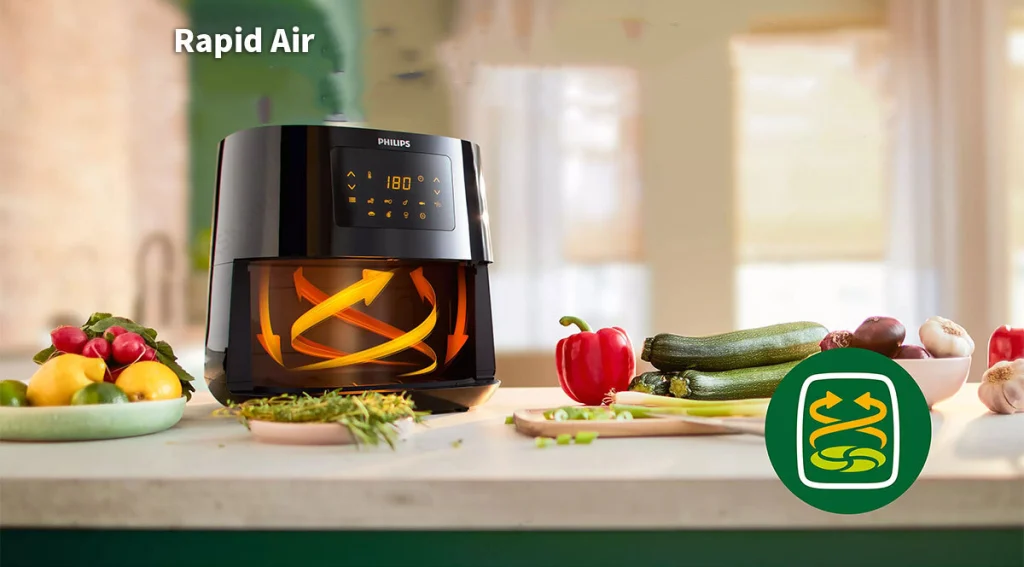 فناوری Rapid Air برای پخت سریع و کم چرب 